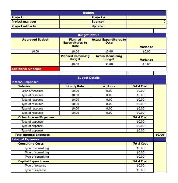 project management template excel